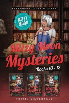 Paperback Mitzy Moon Mysteries Books 10-12: Paranormal Cozy Mystery Book