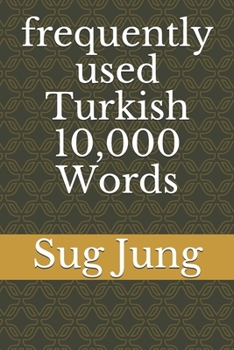 Paperback frequently used Turkish 10,000 Words Book