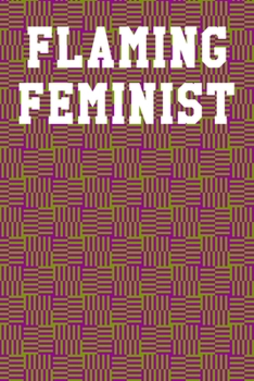 Flaming Feminist: Blank Ukelele Tab Notebook 6”x9” 120 Pages