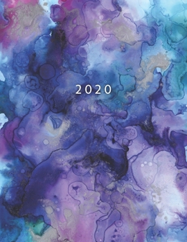 Paperback 2020: Week To View With Hourly Schedule - Weekly Planner January - December - 8.5 x 11 Dated Agenda - Appointment Calendar - Book