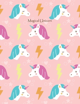 Cute Unicorn #12, Unicorn Sketch Book for Girls, Sketchbook for kids, Gift for Girls: 8.5" x 11 ", 100+ Pages with Beautiful Unicorn Designs, Perfect ... Journal, Doodling, Sketching and Writing