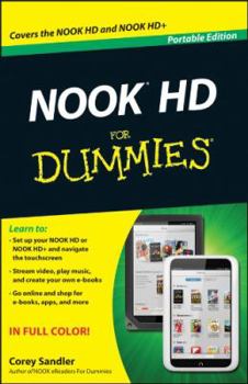 Paperback Nook HD for Dummies, Portable Edition Book