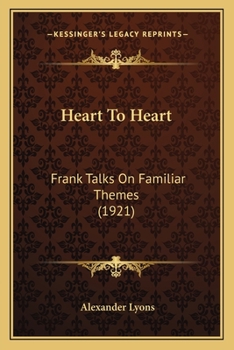 Heart To Heart: Frank Talks On Familiar Theme