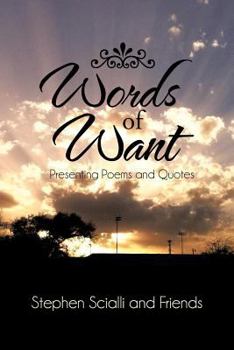 Paperback Words of Want: Presenting Poems and Quotes Book