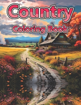 Paperback country coloring book