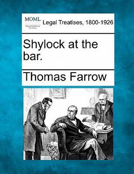 Paperback Shylock at the Bar. Book