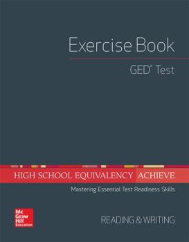 Paperback High School Equivalency Achieve, GED Exercise Book Reading and Writing Book