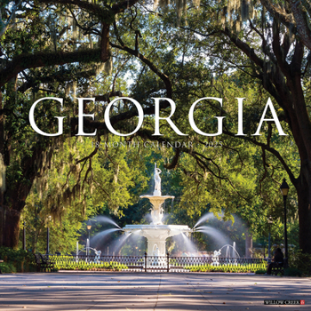 Calendar Georgia 2025 12 X 12 Wall Calendar Book