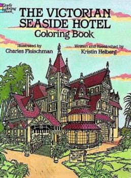 Paperback The Victorian Seaside Hotel Coloring Book