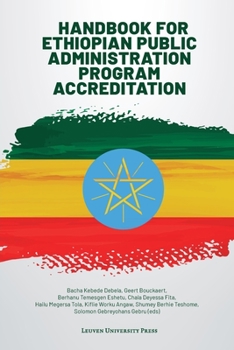 Paperback Handbook for Ethiopian Public Administration Program Accreditation Book