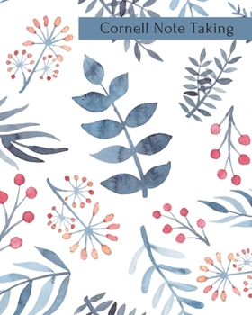 Paperback Cornell Note Taking: Floral Note Taking System Book For Students Book