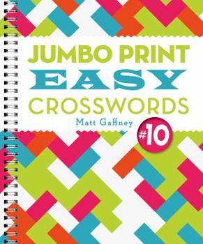 Paperback Jumbo Print Easy Crosswords #10 [Large Print] Book