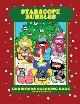 Paperback Starscope Bubbles-Christmas Coloring Book