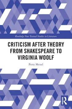 Paperback Criticism After Theory from Shakespeare to Virginia Woolf Book