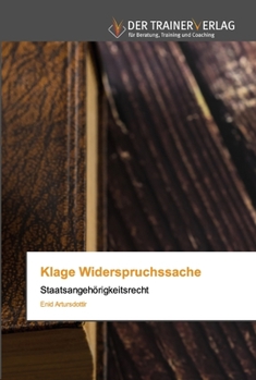 Paperback Klage Widerspruchssache [German] Book