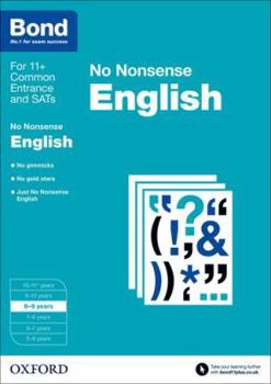 Paperback Bond: English No Nonsense: 8-9 years Book