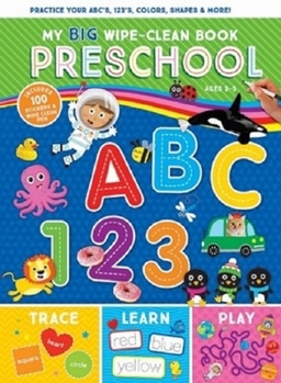 Hardcover My Big Wipe Clean Preschool Book