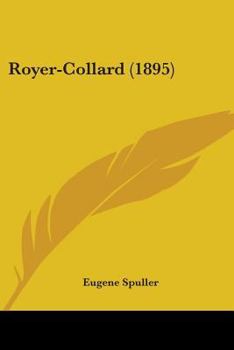 Paperback Royer-Collard (1895) Book