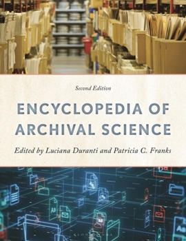 Hardcover Encyclopedia of Archival Science Book