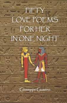 Paperback Fifty poems for her in one night Book