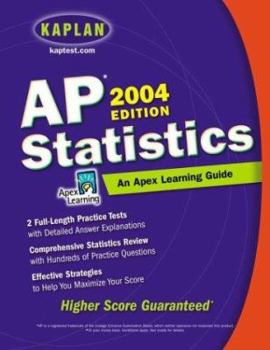 Paperback AP Statistics, 2004 Edition: An Apex Learning Guide Book