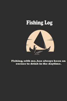 Paperback Fishing is a delusion entirely surrounded by liars in old clothes.: Fishing Log: Blank Lined Journal Notebook, 100 Pages, Soft Matte Cover, 6 x 9 In Book