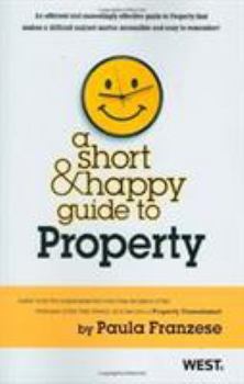 Paperback Franzese's a Short and Happy Guide to Property Book
