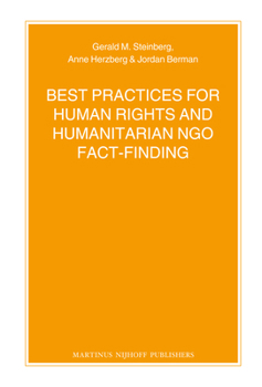 Paperback Best Practices for Human Rights and Humanitarian Ngo Fact-Finding Book