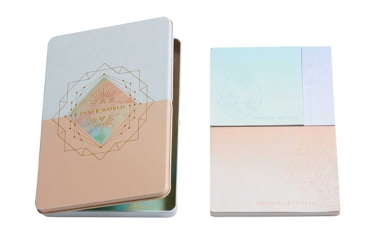 Card Book Inner World Sticky Note Tin Set Book