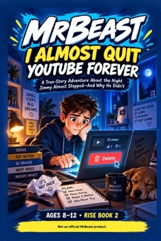 Paperback I Almost Quit YouTube Forever: A True Story Adventure About The Night Jimmy Almost Stepped And Why He Didn't Book