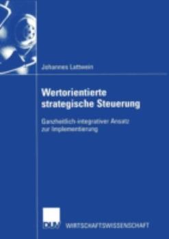 Paperback Wertorientierte Strategische Steuerung [German] Book