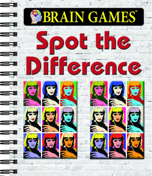 Spiral-bound Brain Games - Spot the Difference Book