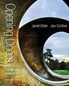 Paperback Opening Doors: Understanding College Reading Book