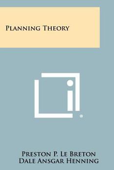 Paperback Planning Theory Book