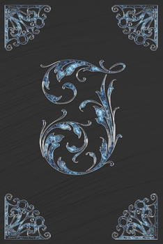 I: Letter I ornament monogram initial Lined Notebook Journal Great Appreciation First, Middle or Last Name Gift 120 pages 6x9 inches