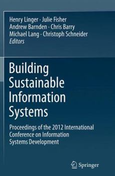 Paperback Building Sustainable Information Systems Book
