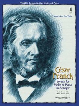 Hardcover Franck - Sonata for Violin & Piano in a Major: Music Minus One Violin Book