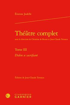 Hardcover Theatre Complet: Didon Se Sacrifiant [French] Book