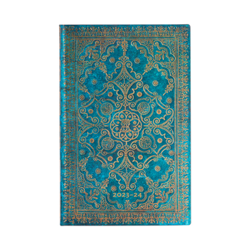 Calendar Paperblanks 2024 Azure Equinoxe 18-Month Flexi Maxi Vertical 224 Pg 80 GSM Book