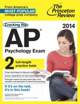 Paperback Cracking the AP Psychology Exam, 2014 Edition (College Test Preparation) Book