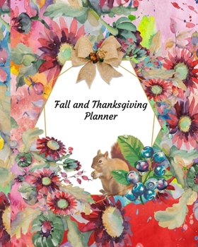 Paperback Fall and Thanksgiving Planner Book