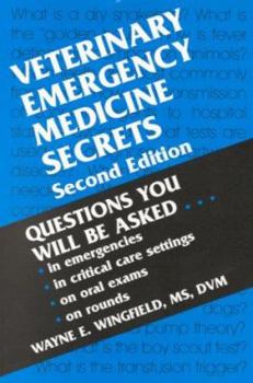 Paperback Veterinary Emergency Medicine Secrets Book