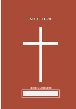 Paperback Sermon Note book