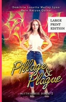 Paperback Pillage & Plague: A Young Adult Urban Fantasy Academy Series Large Print Version [Large Print] Book