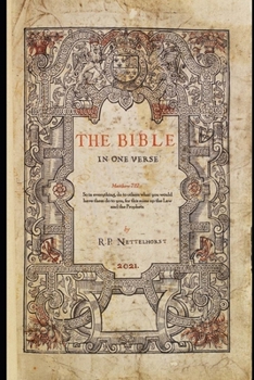 Paperback The Bible in One Verse Book