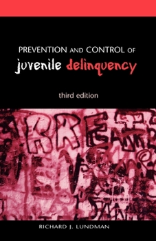 Paperback Prevention and Control of Juvenile Delinquency Book