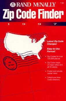 Paperback Zip Code Finder 1997 (RAND MCNALLY ZIP CODE FINDER) Book