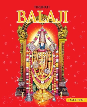 Hardcover Tirupati Balaji: Large Print Book