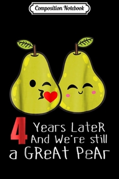 Composition Notebook: 4th Wedding Anniversary Gifts Funny Couples  Journal/Notebook Blank Lined Ruled 6x9 100 Pages