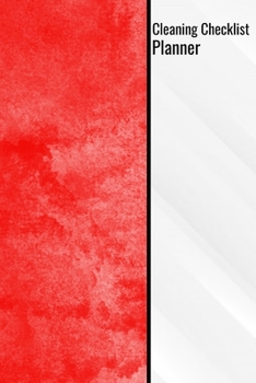 Paperback Cleaning Checklist Planner: Cleaning Checklist Planning Organizer 120 Pages 6x9 House Cleaning Journal Book